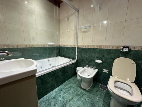 Fürdőszoba, Chalet para 9 personas in Monte Hermoso