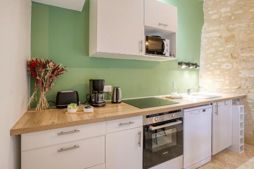 Kitchen, La Palmeraie de Distre - Avec jardin in Distre