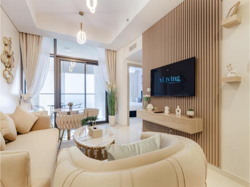 ALiving Elegant 2BR plus Maid's Room I Aykon City, Business Bay- 4016, Дубай