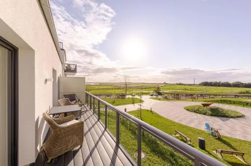 Ferienwohnung Ostseeblick mit Balkon in Wustrow, Schweiz