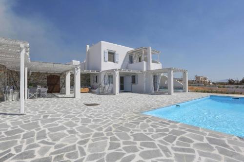 Galani, Immaculate Home with Private Pool & Beach View in Kastraki, Naxos, Кастраки (фото 2)