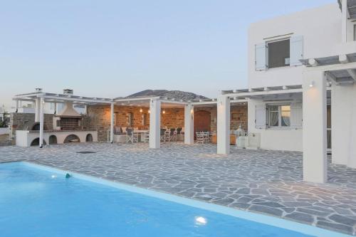 Galani, Immaculate Home with Private Pool & Beach View in Kastraki, Naxos, Кастраки (фото 3)