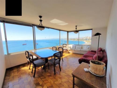 La mejor vista de la bahía de valparaíso