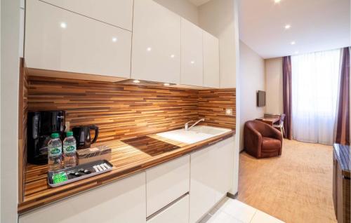 virtuve, 1 Bedroom Awesome Apartment In Saint-Affrique in Saint-Affrique (Midi-Pyrenees)