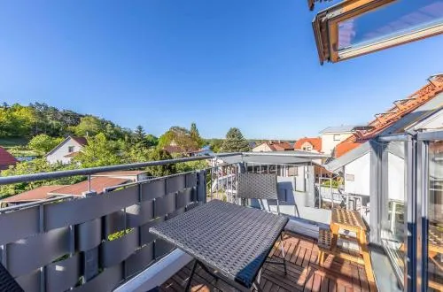 Seeuferblick - Komfortable 2-Etagen-Wohnung für 4 Personen an der Müritz in Waren Müritz, Deutschland
