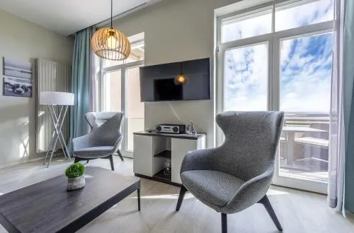 Ostseeperle - 5-Sterne-Ferienwohnung für den perfekten Wellnessurlaub mit Blick auf den Bodden in Wustrow, Deutschland