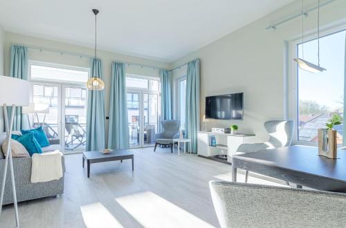 Käptenslounge - Ferienapartment für vier Personen mit Westbalkon und komfortabler Ausstattung, Wustrow