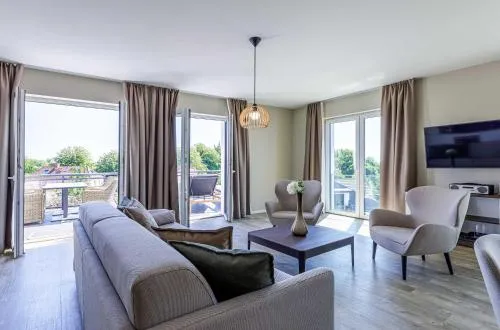 Boddendeck 5-Sterne Ferienwohnung im Yachtclub-Stil in Wustrow, Schweiz