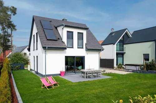 Duncan House mit Kamin und Garten in Göhren-Lebbin, Deutschland