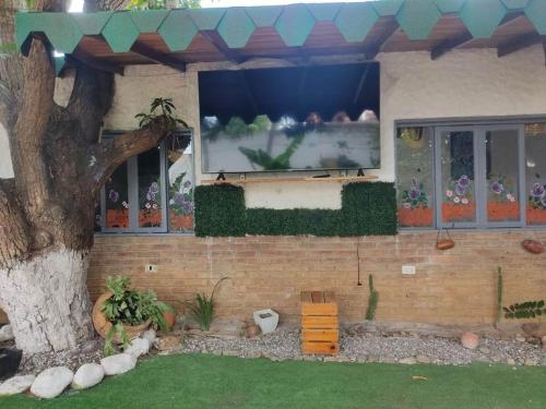 共用Lounge/電視區, Quinta Xcaret in 巴基西梅托