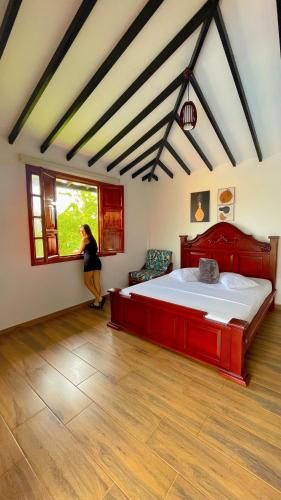 1 double bed, 1 twin bed
