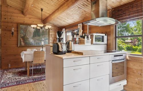 Kitchen, Holiday Home Skovlystvej Væggerløse Denm in Vaeggerlose