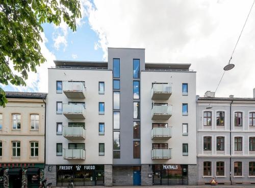 Exterior view, Modern Room in shared apartment with a Beautiful Private Balcony in St. Hanshaugen