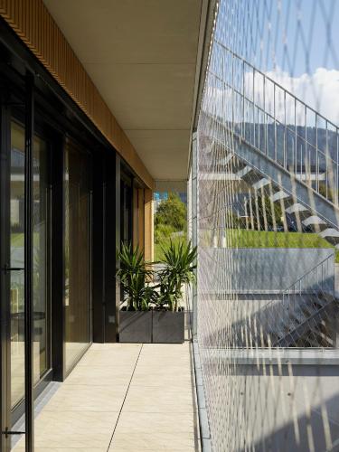 ระเบียง/ชานเรือน, Architektenhaus RHaa mit Terrassen in กอทซิส