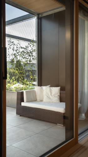 ระเบียง/ชานเรือน, Architektenhaus RHaa mit Terrassen in กอทซิส