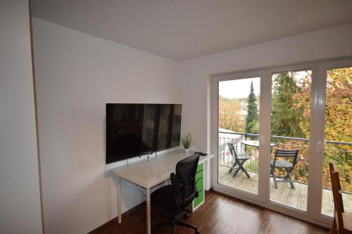 設施, Nestwerk Komfort R23-13 - Balkon, Arbeitsplatz & Hochschulnähe (Nestwerk Komfort R23-13 - Balkon, Arbeitsplatz & Hochschulnahe) in 里斯河畔比伯拉赫