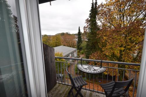 陽台/露台, Nestwerk Komfort R23-13 - Balkon, Arbeitsplatz & Hochschulnähe (Nestwerk Komfort R23-13 - Balkon, Arbeitsplatz & Hochschulnahe) in 里斯河畔比伯拉赫