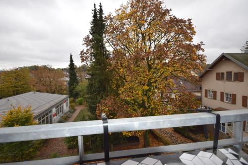 陽台/露台, Nestwerk Komfort R23-13 - Balkon, Arbeitsplatz & Hochschulnähe (Nestwerk Komfort R23-13 - Balkon, Arbeitsplatz & Hochschulnahe) in 里斯河畔比伯拉赫