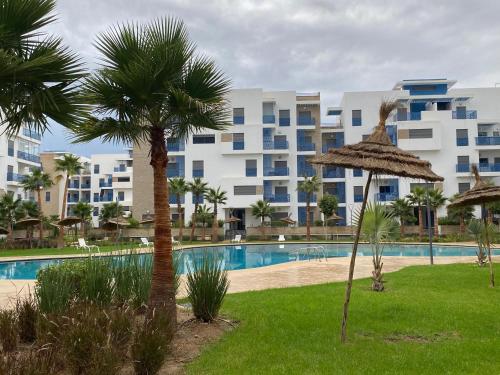 Exterior view, Costa Mar Playa 9 - Appartement Moderne avec Balcon et Vue Piscine - Proche de la Plage in Martil