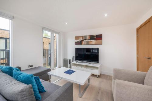 Spacious 2-Bed - Balcony - St Pancras - Sleeps 6, Londýn (fotografie 8)