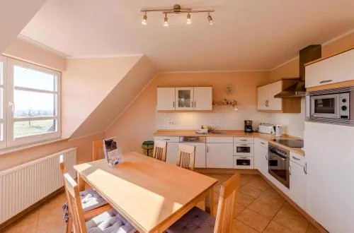 Storchenflug - Dachgeschosswohnung mit Kamin & Balkon am Fleesensee in Göhren-Lebbin, Deutschland