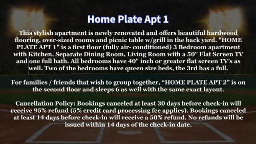 Home Plate Apt 1 All Star Baseball Rentals - image 4