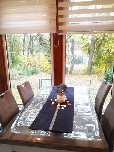 Iekārtas, Schwandt-ein Bungalow mit Wasserblick, Ruderboot auf Anfrage in Molln (Mecklenburg-Vorpommern)