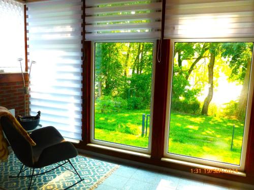 Iekārtas, Schwandt-ein Bungalow mit Wasserblick, Ruderboot auf Anfrage in Molln (Mecklenburg-Vorpommern)