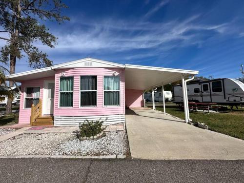 The Pink House of Celebration in Kissimmee, USA