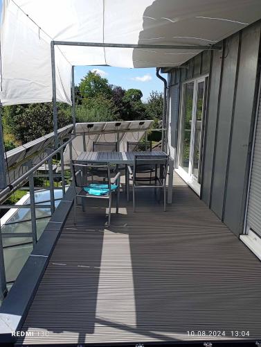Altan/terrasse, Schaumbergblick - Komfort mit Sauna und Whirlpool in Marpingen