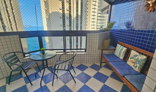 Vista pro mar - Piscina - Praia das Asturias