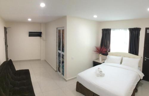 1 double bed, 1 sofa bed