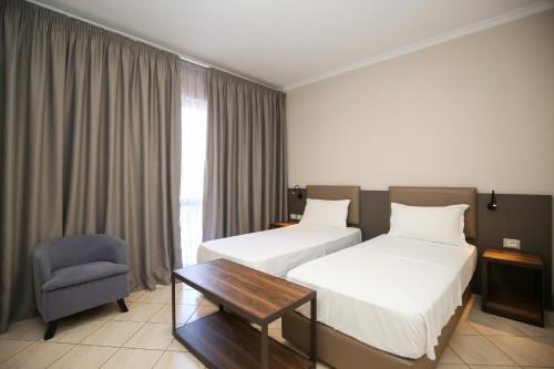 Chambre double avec 1 ou 2 lits, deluxe, balcon