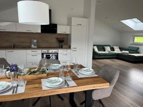 virtuve, Landhaus am Schloss in Miltach