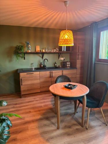 virtuve, Suite LIANA - SPA- SAUNA in Rorschwihr