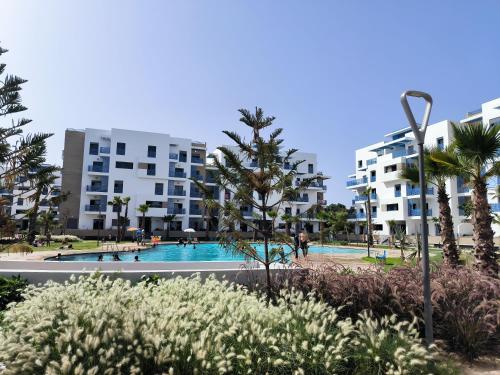 Exterior view, Costa Mar Playa 10 - Appartement Charmant avec Piscine et Vue Mer in Martil