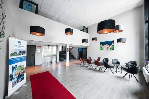 Lobby, Blue Hotel Fagrilundur - On The Golden Circle in Reykholt