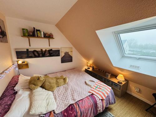 Agréable maison, jardin clos, 200m plage