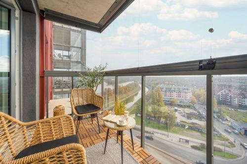 Stylowy Apartament z Widokiem Browary Wrocławskie by Renters Prestige, Breslau (Foto 3)