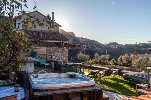 Balkons/terase, Charming House in Laurino with Mountain View in Laurino