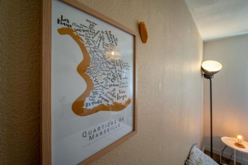 Appartement tout equipe a cote de la Marseille Timone in District 05