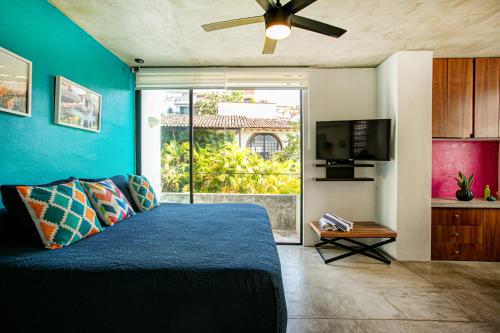 Suite Indigo room in Casa Pancha Puerto Vallarta Centro - Adults Only