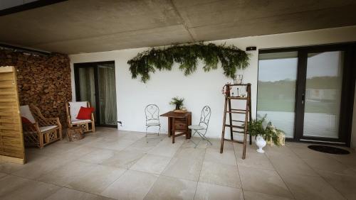 Altan/terrasse, Ferienwohnung Himmelsblick am See in Gries