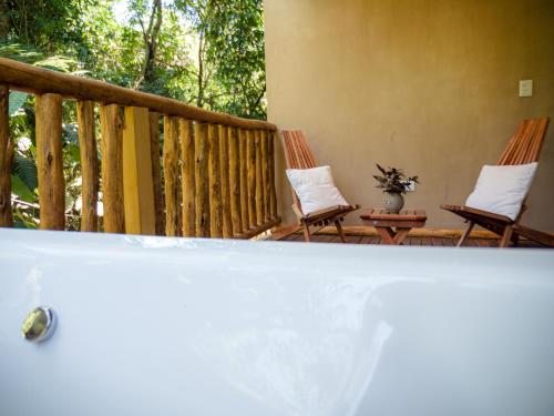 Balcó/terrassa, La Aldea De La Selva Lodge in Puerto Iguazu