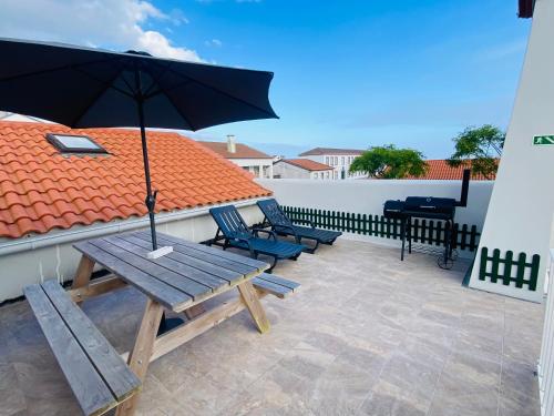 Balkon/Terrasse, Alojamento CANTO NA RELVA near Flughafen Ponta Delgada