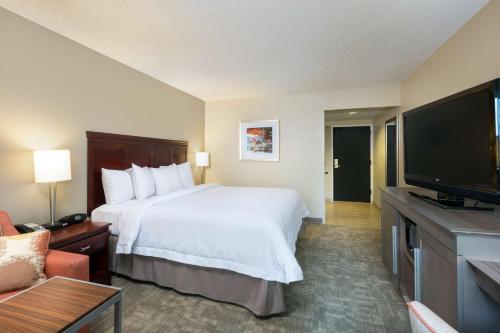King Room with Sofa Bed and Walk-In Shower - Non-Smoking room in Hampton Inn Houston-Near the Galleria