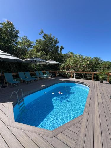 Peldbaseins, Manta Soul Suites in Captain Cook (HI)