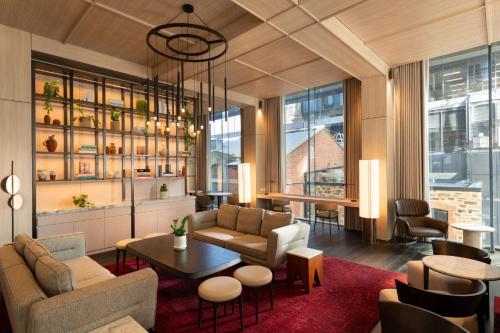 酒吧/休闲厅, Adelaide Marriott Hotel in 阿德莱德