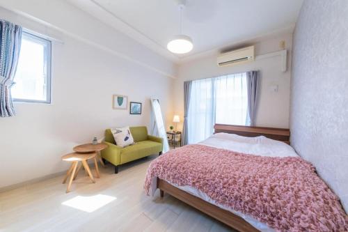 黒門市場徒歩5分 通天閣 難波エリア徒歩圏内 まるまる貸切 カップル1人旅 2人用 9f高層901