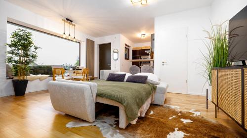 ボーリンゲン NaturOase, Moderne Architektur - Arbeitsplatz - Klimaanlage - Parkplatz - Waschmaschine 4つ星 シングルルーム スイート